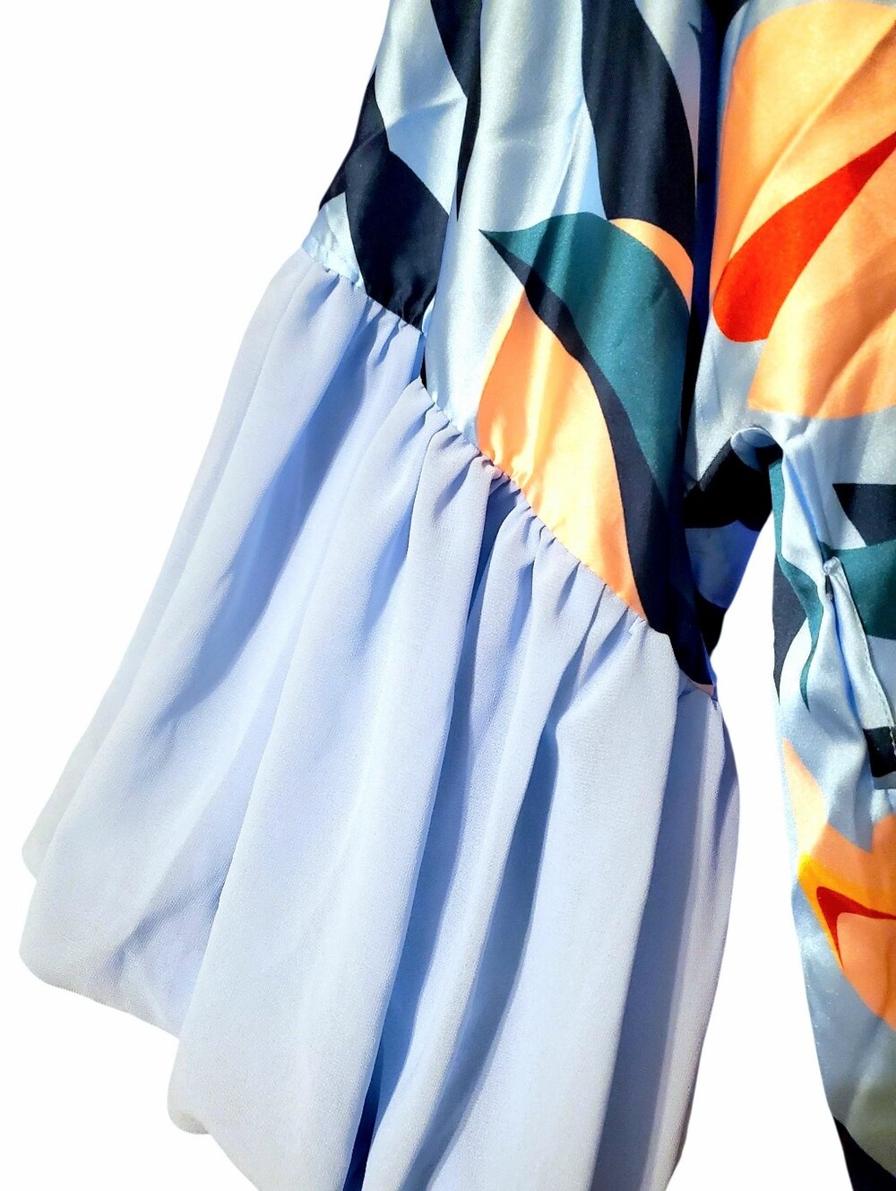 Glass Blue Long Robe - Picture 8 of 15